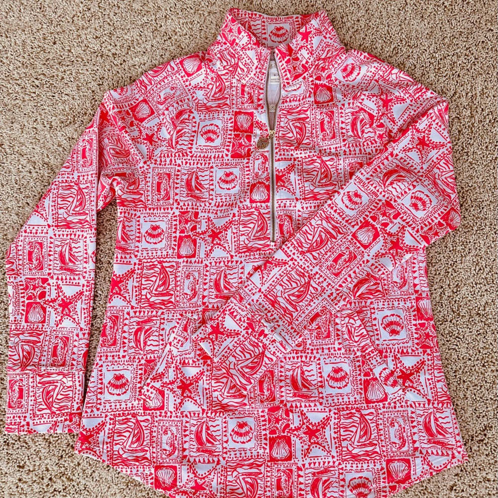 Lilly Pulitzer Mizner Seaside Harbor Skipper popover. UPF50.  New with tags.